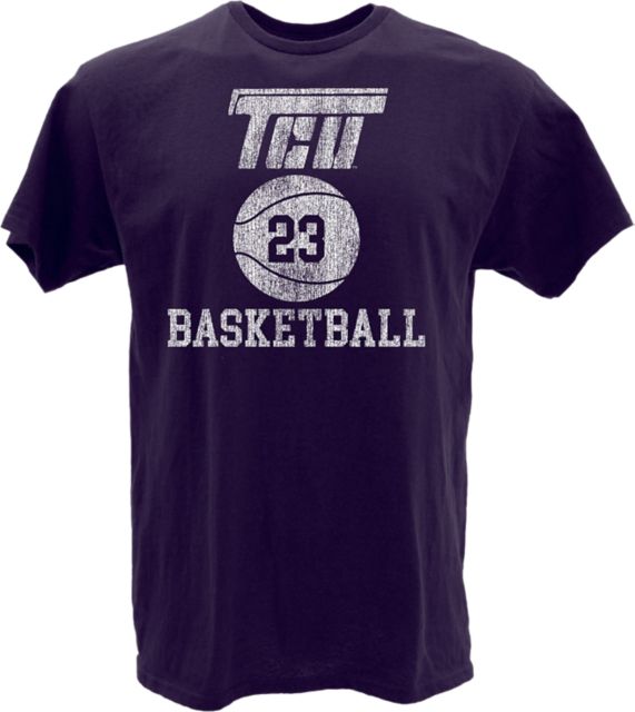 Texas Christian University Basketball Flying T Short Sleeve T-Shirt