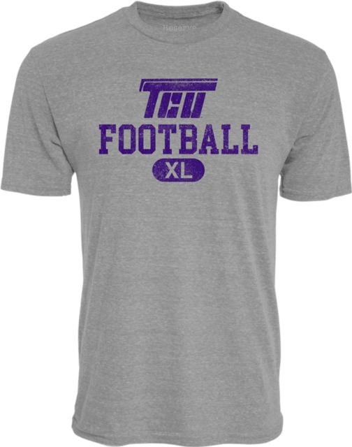 Texas Christian University Flying T Tri-Blend Short Sleeve T-Shirt