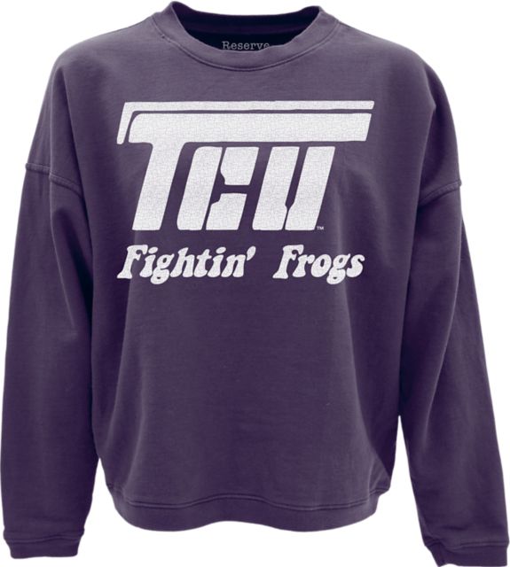 Texas Christian University Flying T Women's Terry Crew