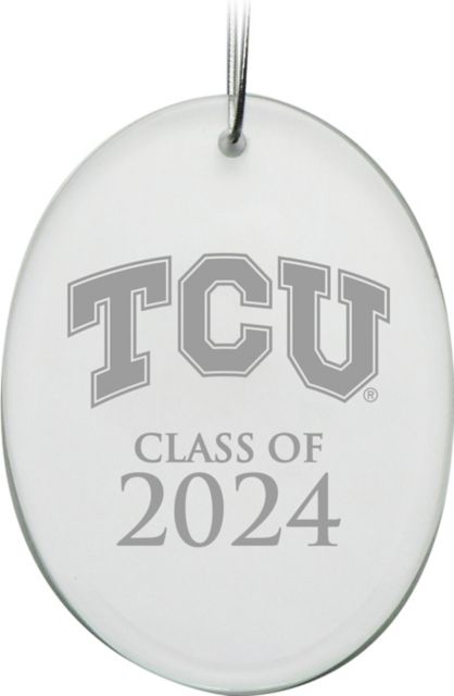 Texas Christian University Class of 2024 Oval Ornament - ONLINE ONLY