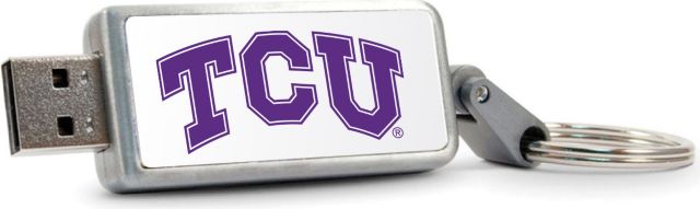 Texas Christian University 16GB USB Flash Drive Keychain