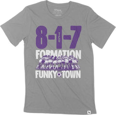 Texas Christian University Soccer 8-1-7 Formation T-Shirt