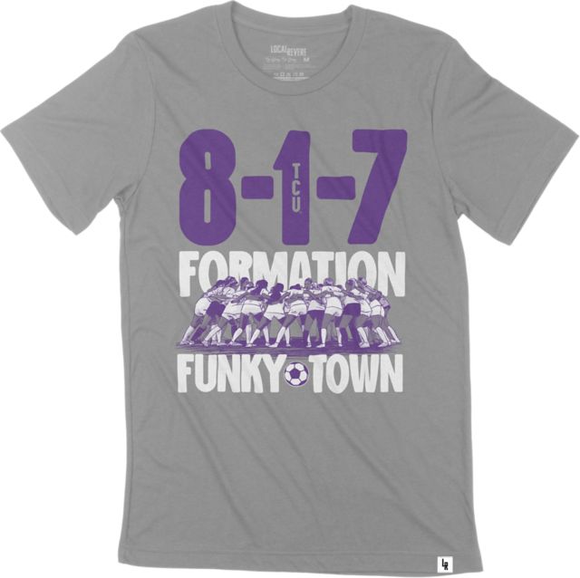 Texas Christian University Soccer 8-1-7 Formation T-Shirt