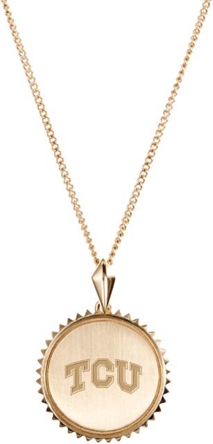 Texas Christian University Sunburst Necklace - Cavan Gold