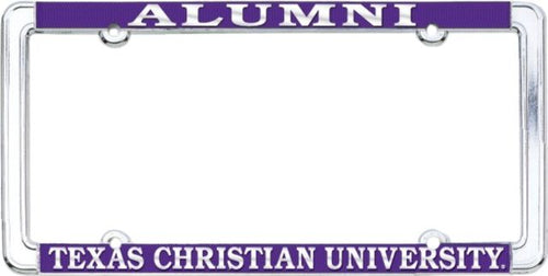 Texas Christian University Alumni License Plate Frame