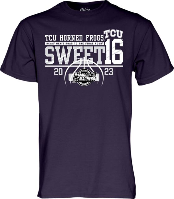 Texas Christian University Men's Basketball 2023 Sweet 16 T-Shirt