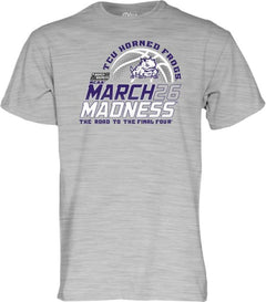 Texas Christian University Men's Basketball 2026 March Madness Bound Short Sleeve T-Shirt