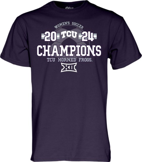 Texas Christian University Women's Soccer 2024 Big 12 Regular Season Champions Short Sleeve T-Shirt