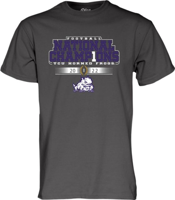 Texas Christian University Football 2022 National Champions Short Sleeve T-Shirt