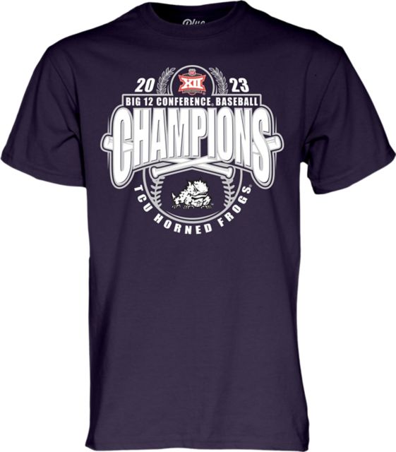Texas Christian University Baseball 2023 Big 12 Tournament Champions T-Shirt