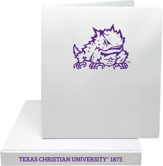 Texas Christian University 1'' Vinyl Binder