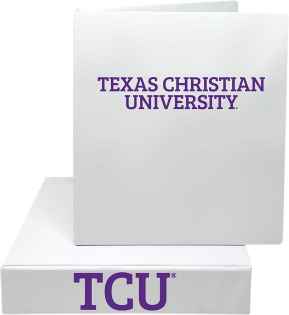 Texas Christian University 2'' Vinyl Binder