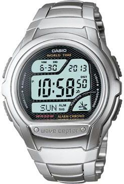 Casio Atomic Digital Watch Silver - ONLINE ONLY