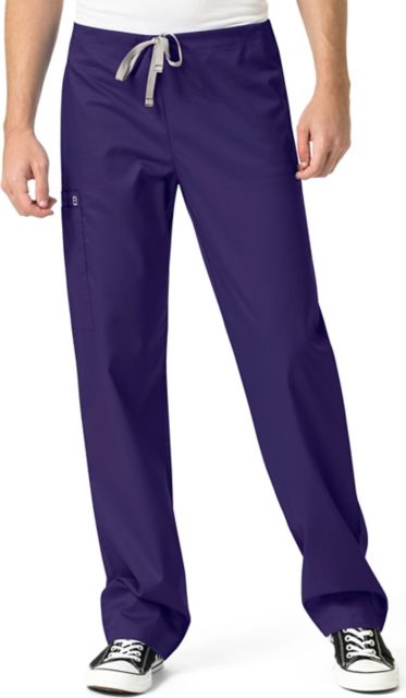 Unisex Drawstring Cargo Pant Grape Large Tall