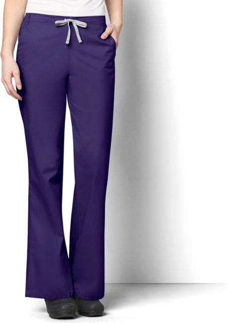 Women's Flare Leg Pant Grape Large Tall