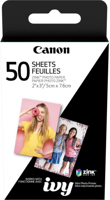 Canon ZINK Photo Paper 2 x 3 - 50 Sheet - ONLINE ONLY