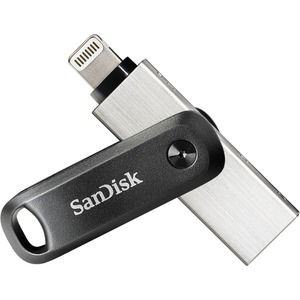 SanDisk iXpand Flash Drive Go For Your iPhone. 128 GB - USB 3.0 Type A, Lightning - 1 Year Warranty - ONLINE ONLY