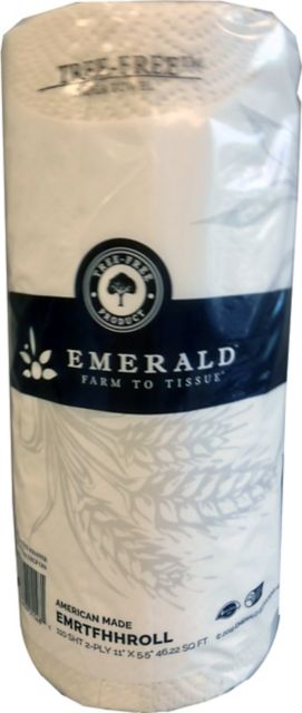 Emerald Paper Towel - Tree Free - 2 ply -110 sheets