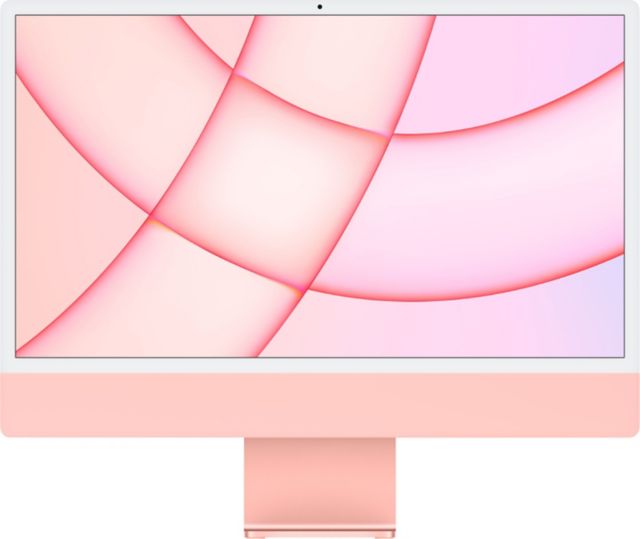 24-inch iMac with Retina 4.5K display: Apple M1 chip with 8-core CPU and 8-core GPU, 512GB - Pink