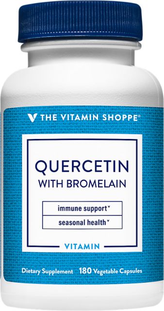 the Vitamin Shoppe  QUERCETIN WITH BROMELAIN 180 EA