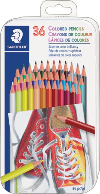 COLOR PNCL 36CT IN TIN