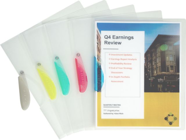 REPORT COVER SWING CLIP ASST