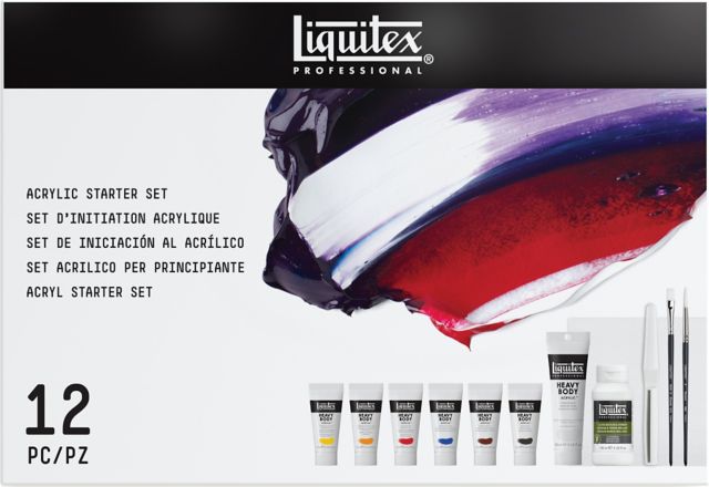 LIQUITEX ACRYLIC STARTER SET HEAVY BODY