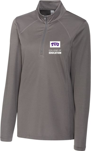 TCU Clique Womens Ice Pique Titan Half Zip College of Education - ONLINE ONLY