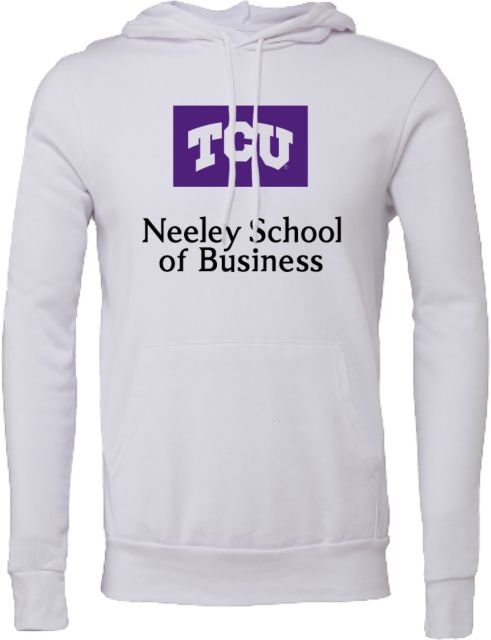 TCU Bella + Canvas Fleece Hood Neeley School of Business - ONLINE ONLY
