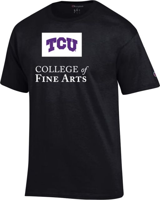 TCU Champion T Shirt College of Fine Arts - ONLINE ONLY