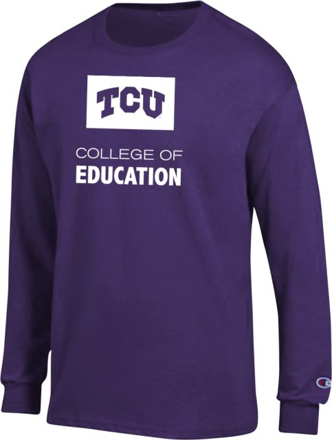 TCU Champion Long Sleeve T Shirt College of Education - ONLINE ONLY