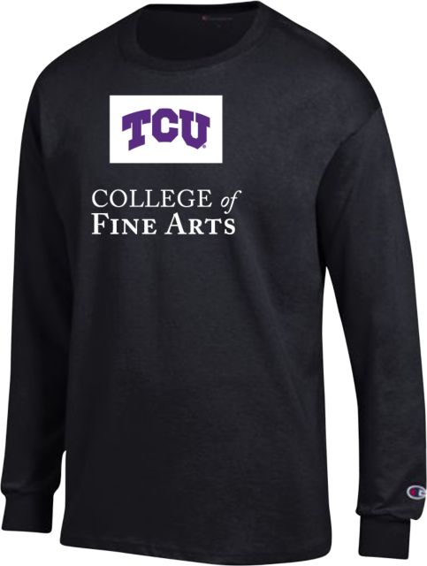TCU Champion Long Sleeve T Shirt College of Fine Arts - ONLINE ONLY