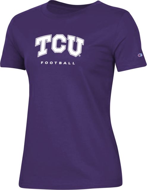 TCU Ladies Champion T Shirt Football - ONLINE ONLY