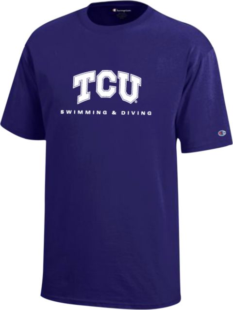 TCU Youth Champion T Shirt Swimming and Diving - ONLINE ONLY