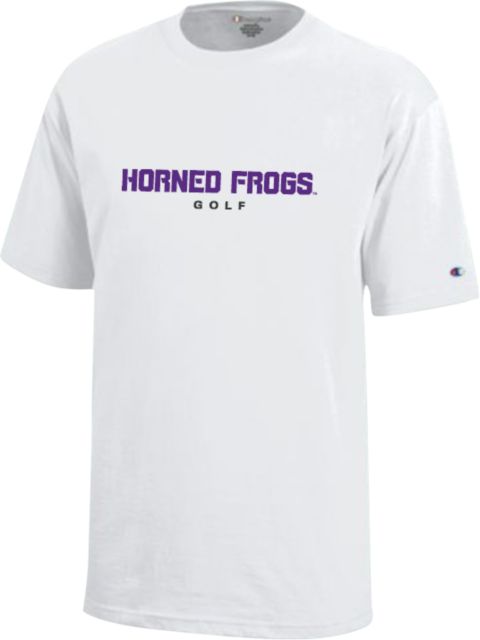 TCU Youth Champion T Shirt Horned Frogs Golf - ONLINE ONLY