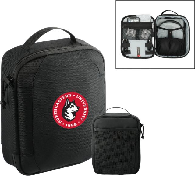 Northeastern RPET Headphone and Tech Case Northeastern Ring Lockup King Husky - ONLINE ONLY