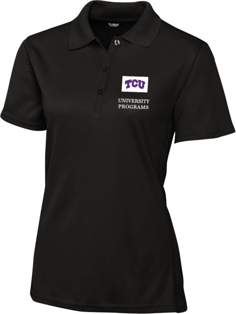 TCU Womens Clique Ice Pique Polo University Programs - ONLINE ONLY