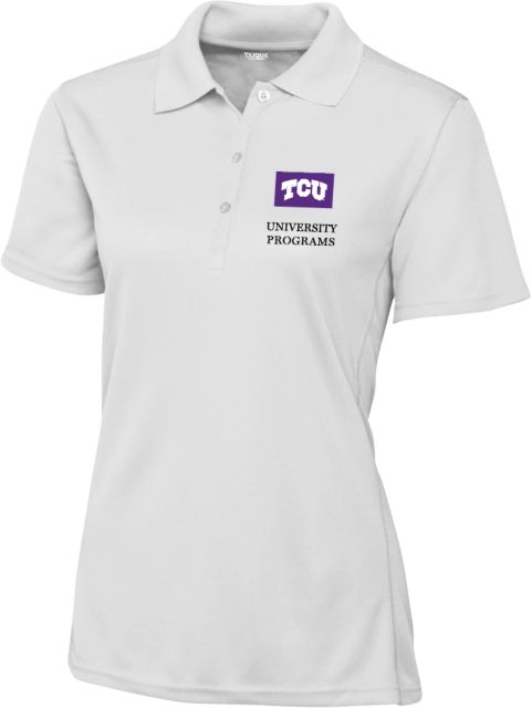 TCU Womens Clique Ice Pique Polo University Programs - ONLINE ONLY