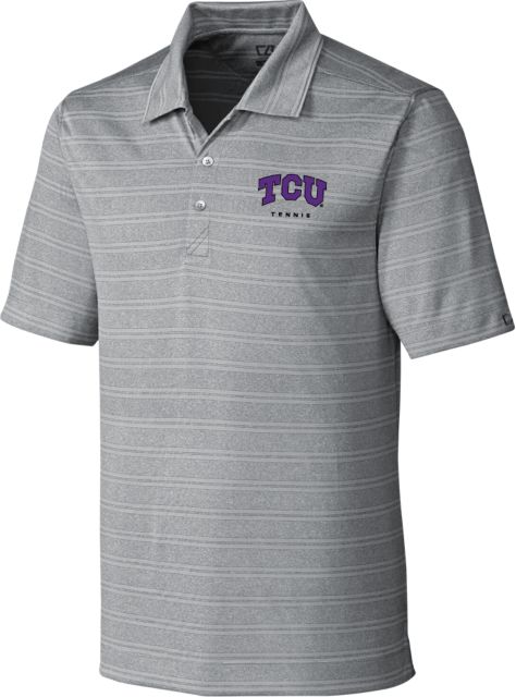TCU CandB Interbay Light Stripe Polo Tennis - ONLINE ONLY