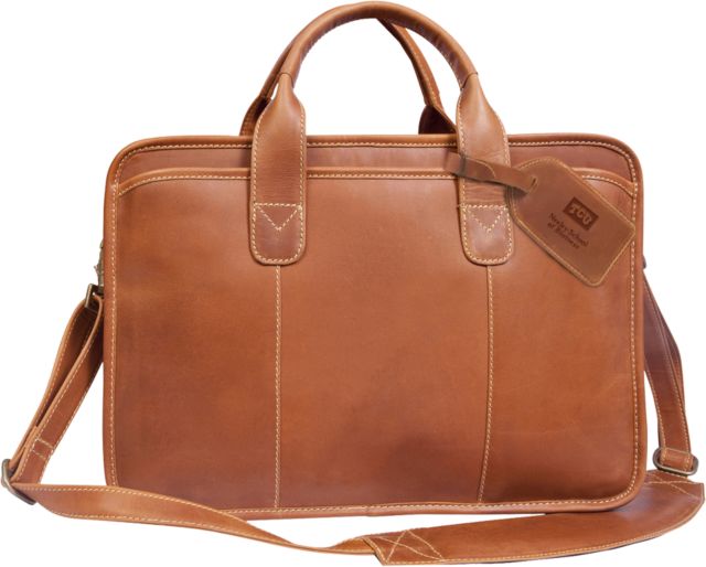 TCU Canyon Buffalo Valley Tan Briefcase Neeley School of Business - ONLINE ONLY