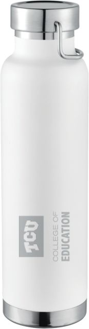 TCU Thor Copper Vacuum Insulated Bottle 22oz College of Education Engraved - ONLINE ONLY