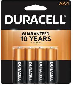 BATTERY 4PK AA DURACELL