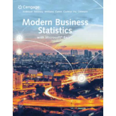 Modern Business Statistics with Microsoft Excel