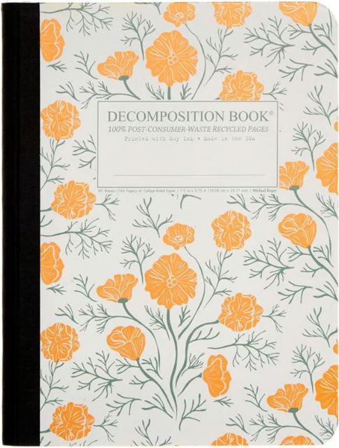 COMPBK CAL POPPIES DECOMP LG