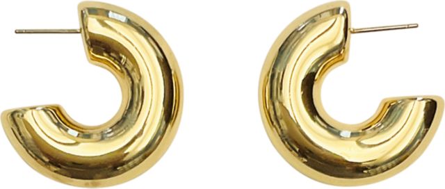 EAR THICK HOOP GOLD