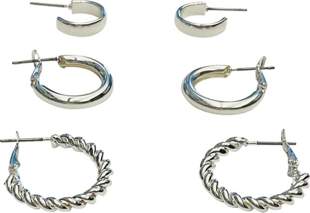EAR TRIO SMALL HOOPS GOLD