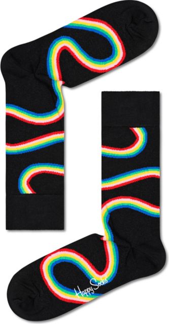 Happy Socks x Phluid: Rainbow Stripe Sock